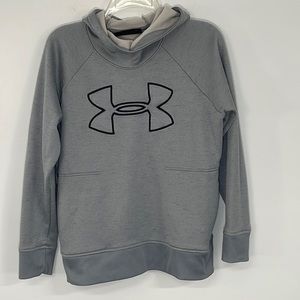 Under Armour Grey Hooded Sweatshirt Womens Medium